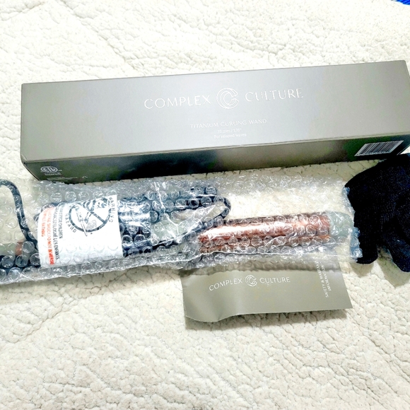 NEW! COMPLEX CULTURE Titanium Curling Wand 1.25" - Picture 5 of 14
